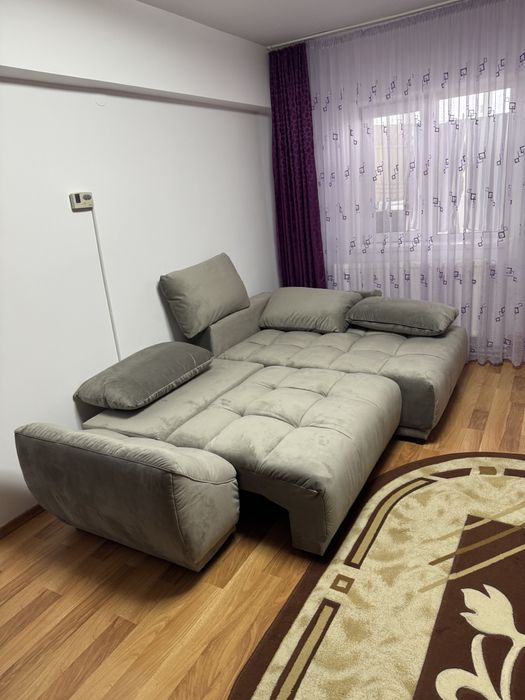 Coltar extensibil pe dreapta 269x169x87  cu lada pentru depozitare