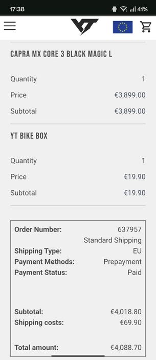 YT Capra Core 3 L