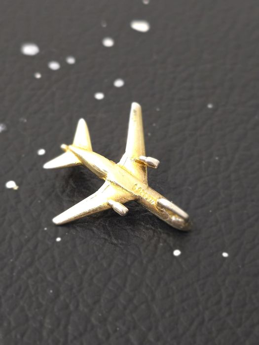 Pandantiv avion argint 925