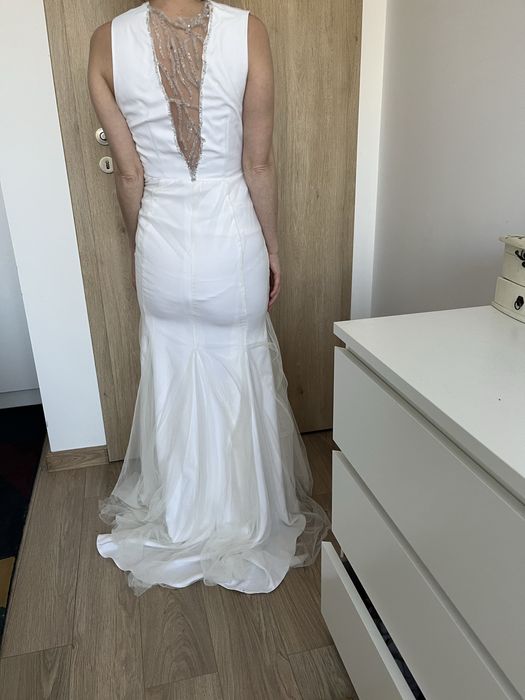 Rochie mireasa matase si tul marimea 34-36