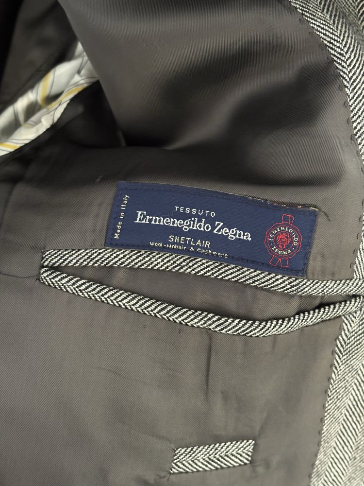 Sacou Ermenegildo Zegna din lână și mohair