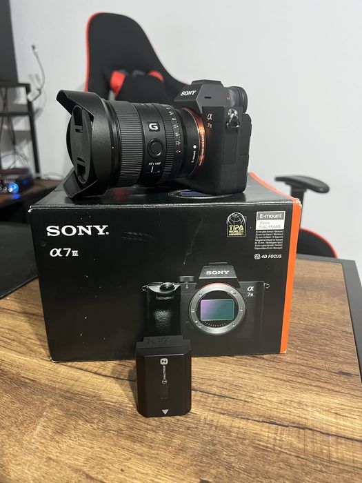 Sony a A7 iii ca Nou. 8784 de cadre in 3 ani.