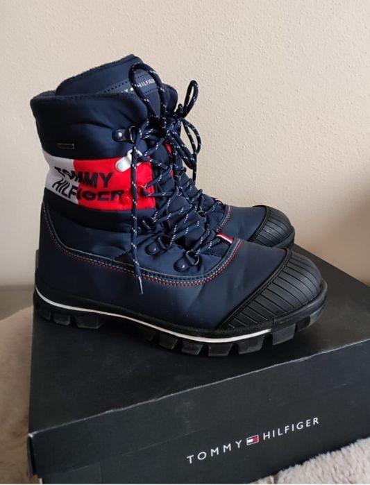 Ghete de zăpadă TOMMY HILFIGER, cizme de iarnă Waterproof, Nr. 38 EU