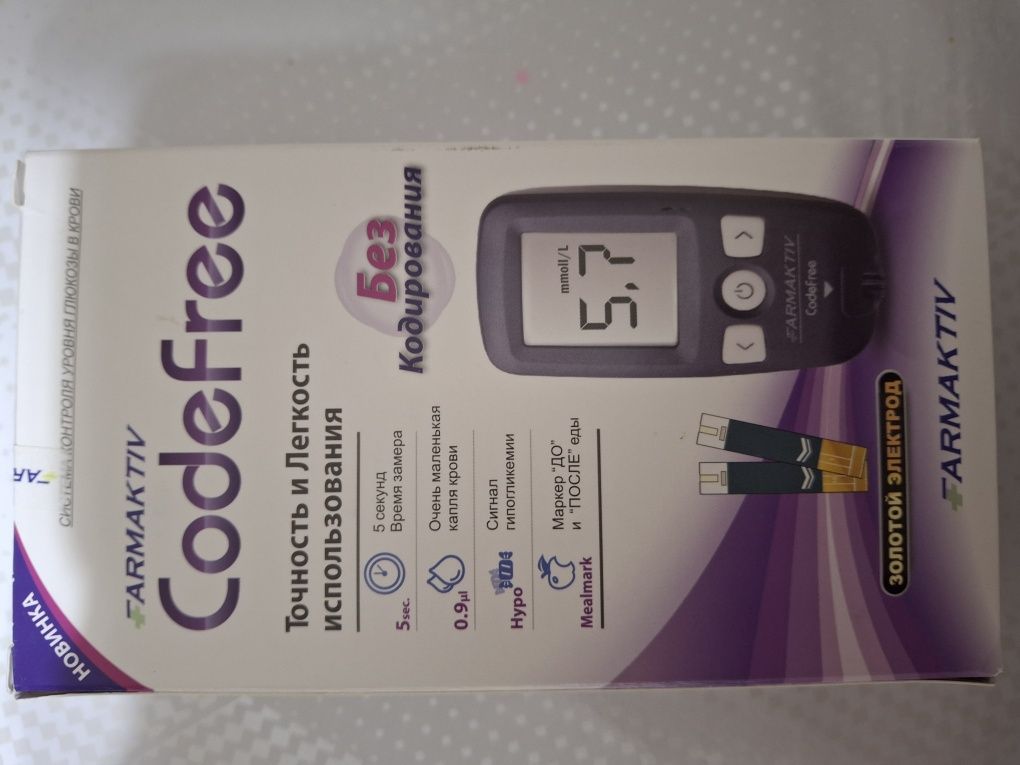 ГЛЮКОМЕТР," Code Free "