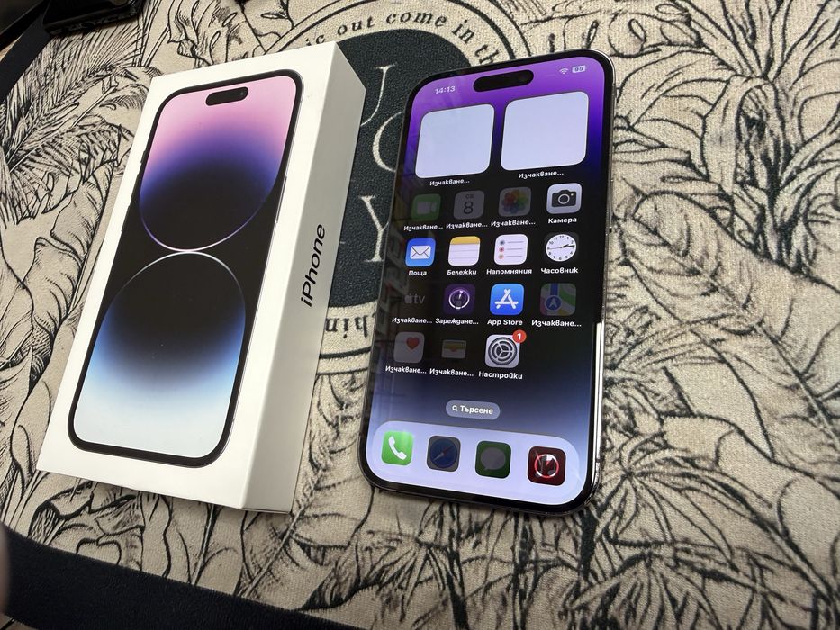 iPhone 14 Pro 256gb - комплект, без забележки