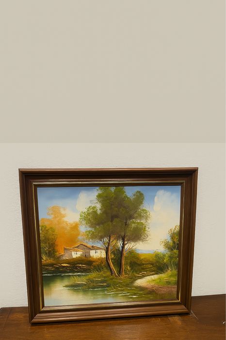 колекционерска картина масло, ръчна украса