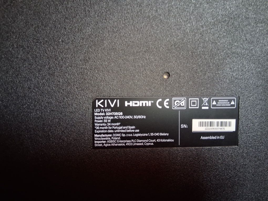 Vând smartTV kivi
