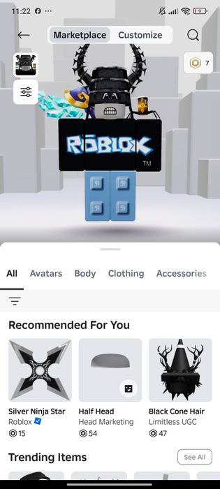 Роблокс акк прокачен