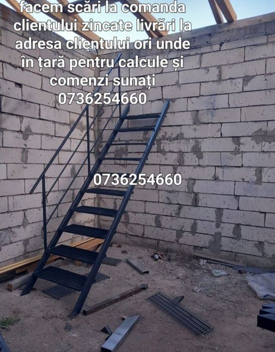 Scara metalica zincate