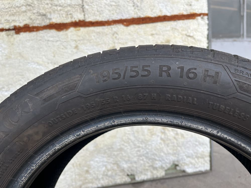 2 бр. летни гуми 195/55/16 Barum DOT 0823 7 mm