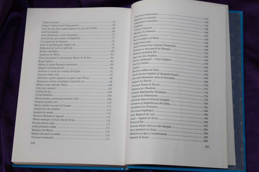 lot 2 carti Biblila pentru copii 542 pag Biblia mea cu ilustratii