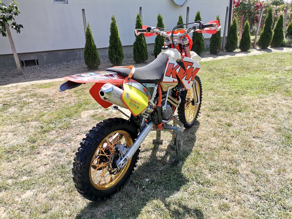 Ktm Exc 520 4T an 2001 Enduro Acte Italia multe Accesorii