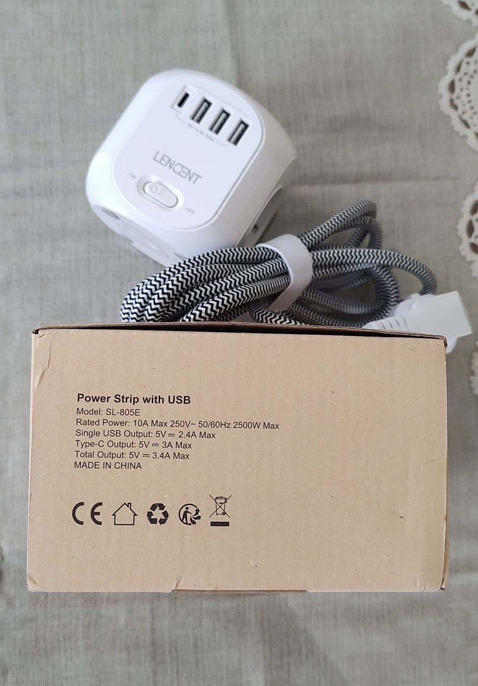 Разклонител + USB