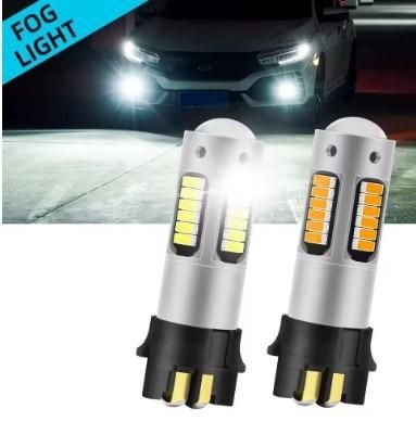 Лед крушки 2бр. CANBUS PW24W PWY24W Светлинен мигач без грешка за Audi