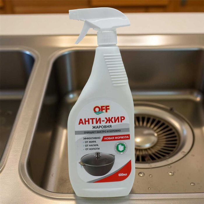 Aнти жир off — чистый казан, 600 мл