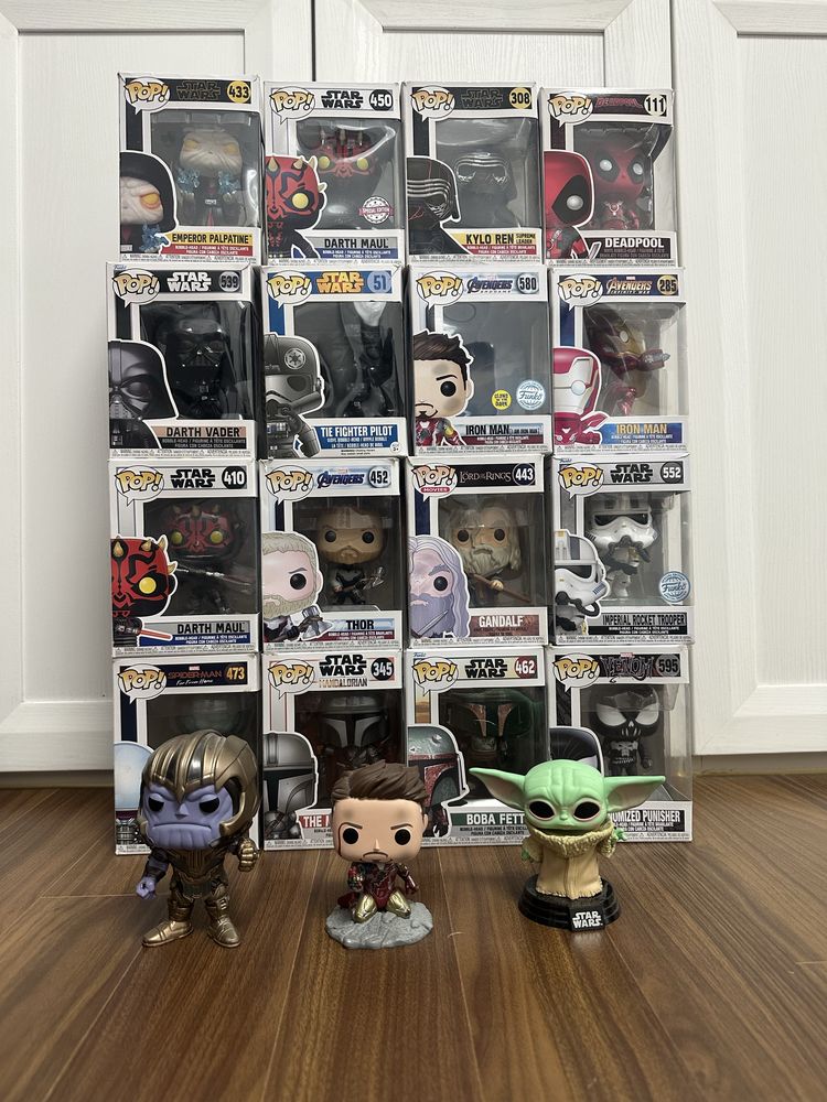 Funko pop 18шт (16 с коробками и 2 без)