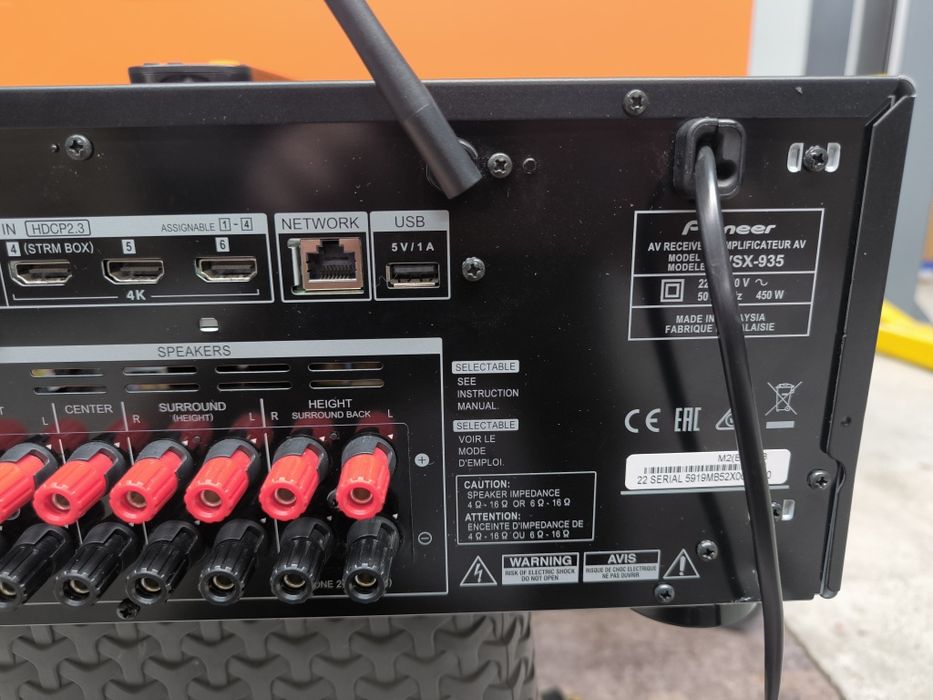 Pioneer vsx 935 7.2 Atmos 8k