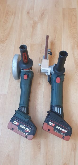 Metabo polizor și șlefuitor cu banda 18V-5,,5Ah