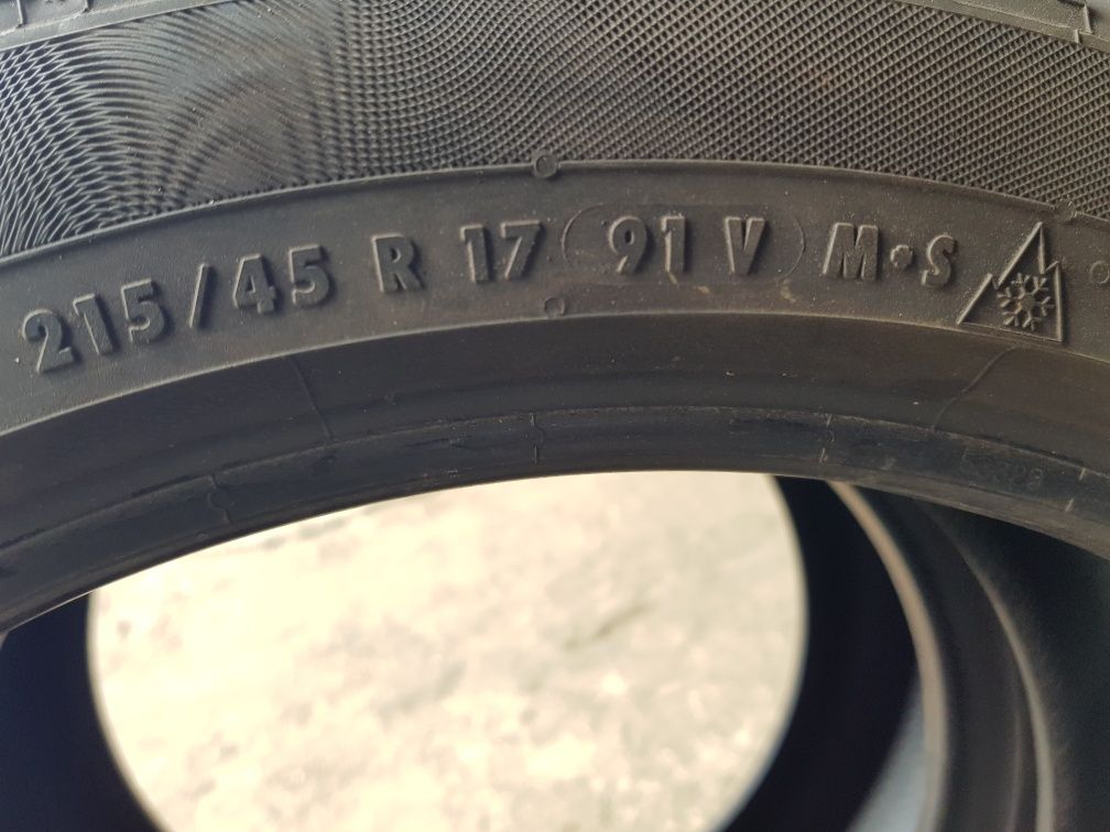Гуми зимни-17цола-215/45-1бр.-75лв."CONTINENTAL "