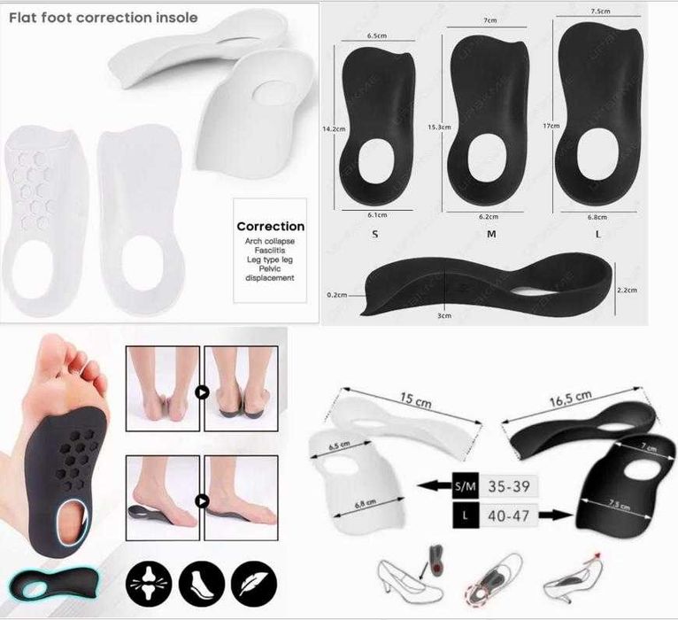 Ортопедични Стелки О-образна Форма на Краката OX Крак Дюстабан Стъпало