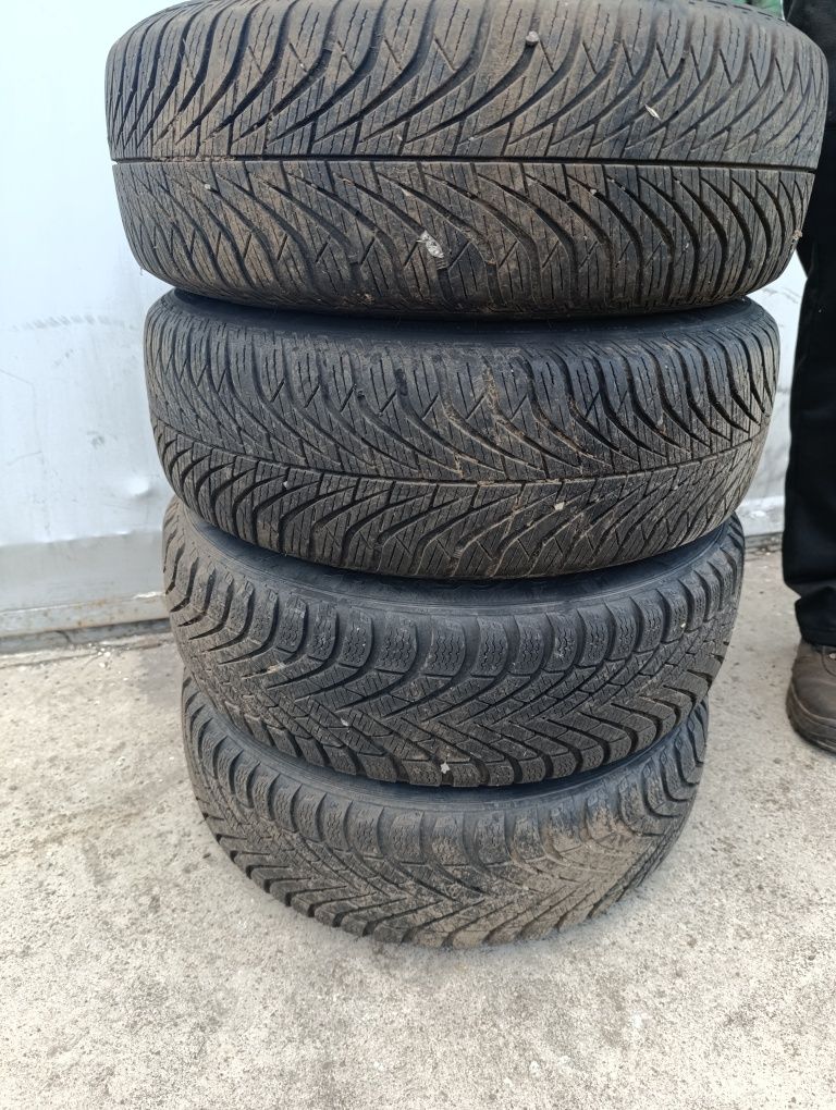 Диски л.п R14 с резиной 4*100 на Опель