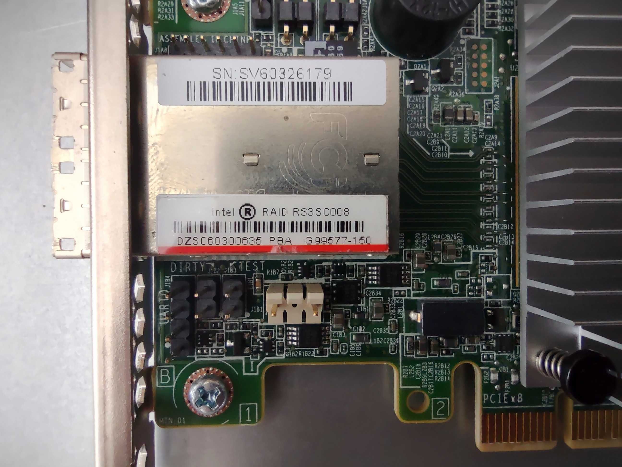 RAID контрол Avago SAS9380-8e 1GB 12Gb/s RAID, JBOD 2*SFF8644 RS3SC008