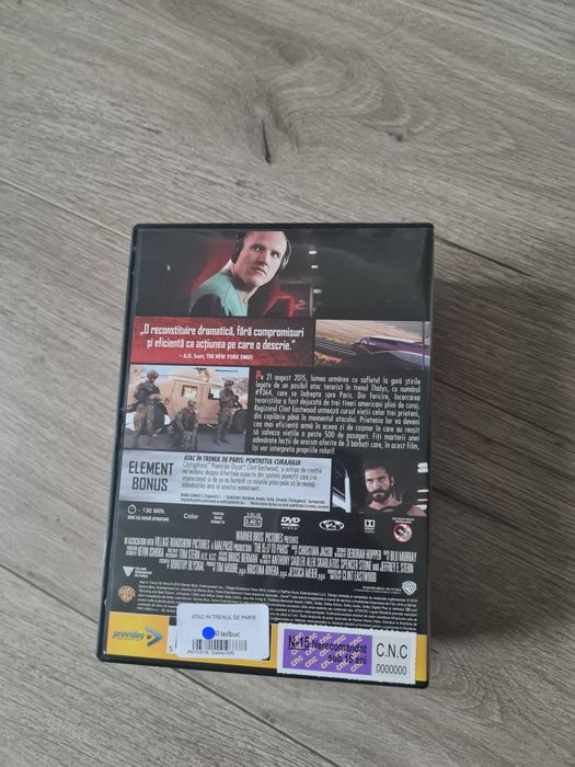 Film pe CD "Atac in trenul de Paris". Este nou