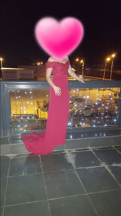 Rochie burgund marime s/m.