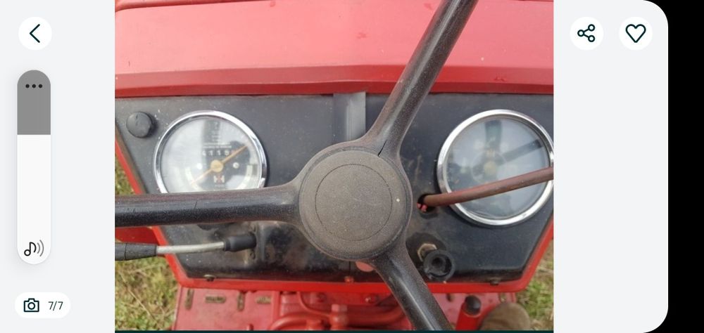 Vând Tractor IHC 353 impecabil
- motor în 3 pistoane
- cutie viteza 2