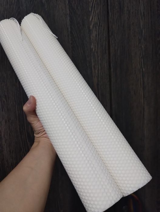 Lumânări din foi de faguri