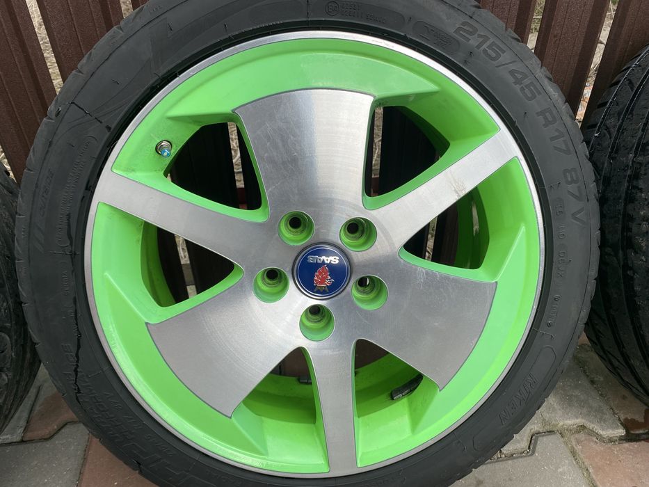 Jante 5X110 + anvelope 215/45R17 vara