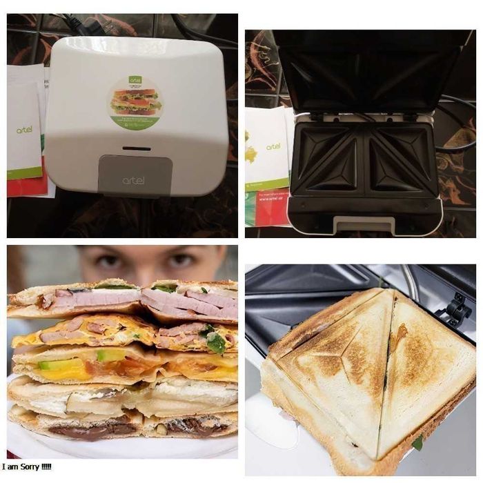 Шикарный аппарат для домашних бутербродов(сендвичей) с рецептами