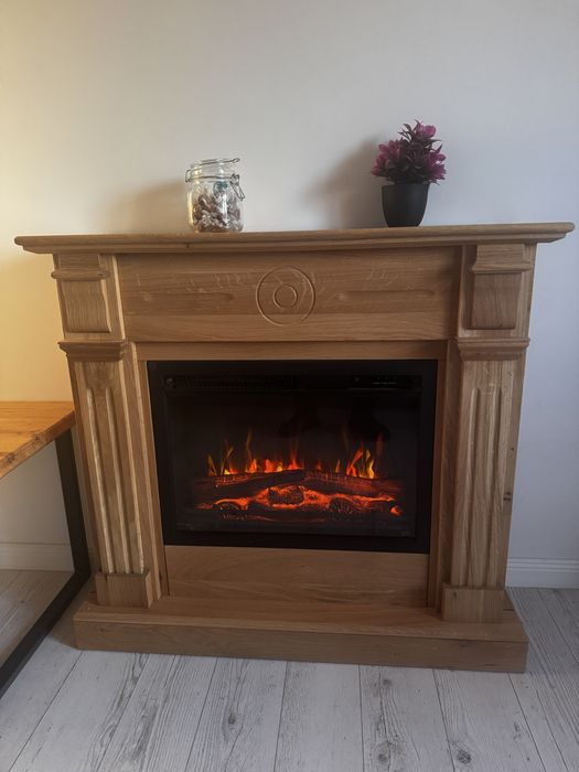 Semineu lemn masiv stejar