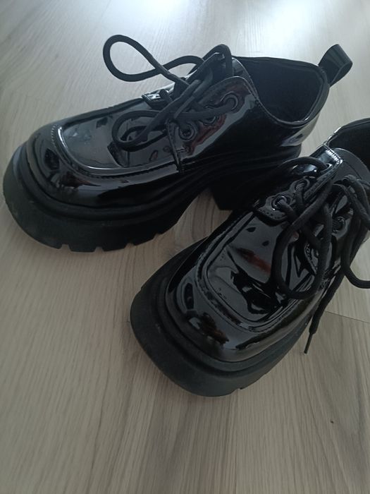 Pantofi casual negri