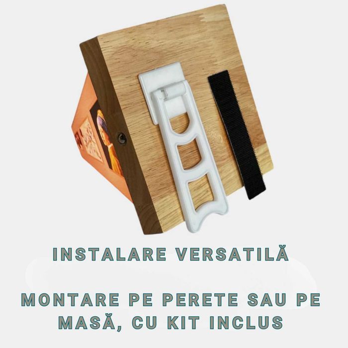 Lampa de veghe pentru perete/birou, 3D stereoscopica-efect holografic