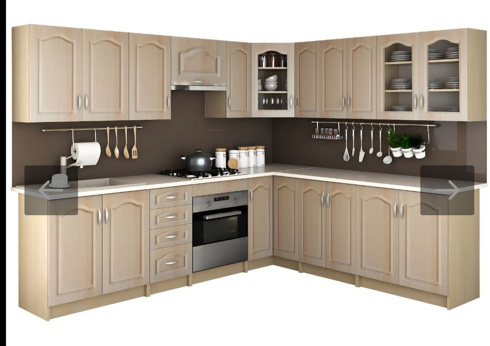 Bucatarie pe colt mdf MESTEACAN