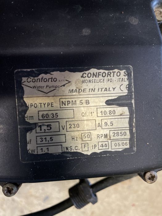 Hidrofor cu pompă Conforto 1.1 kW și vas expansiune