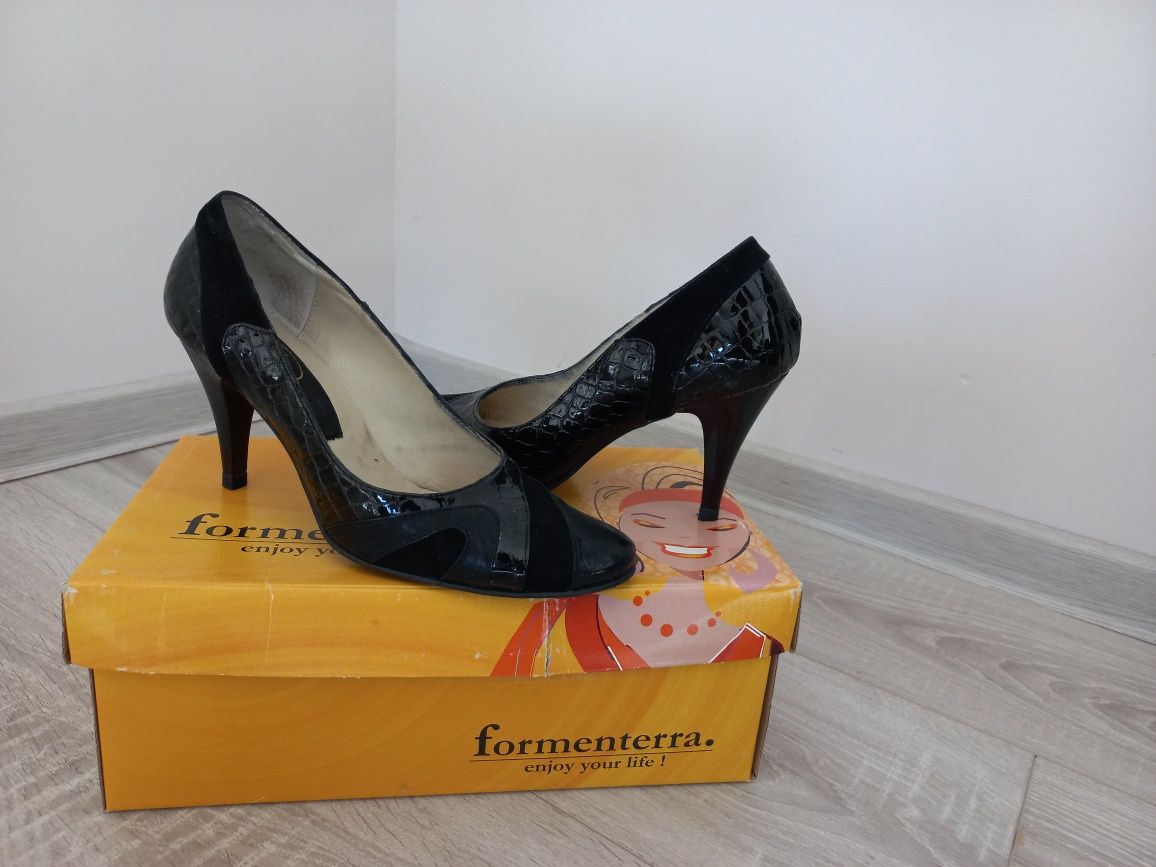 pantofi piele, damă