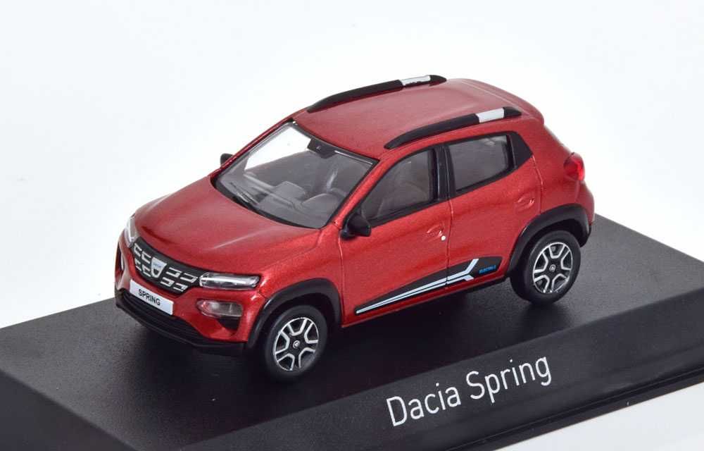 Macheta DACIA SPRING COMFORT 2022 - Norev, 1/43, dealer edition.