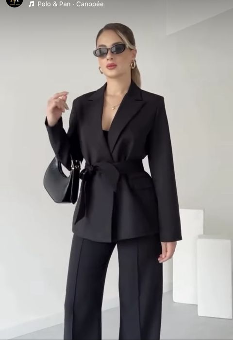 Женский классический костюм с брюками, новый