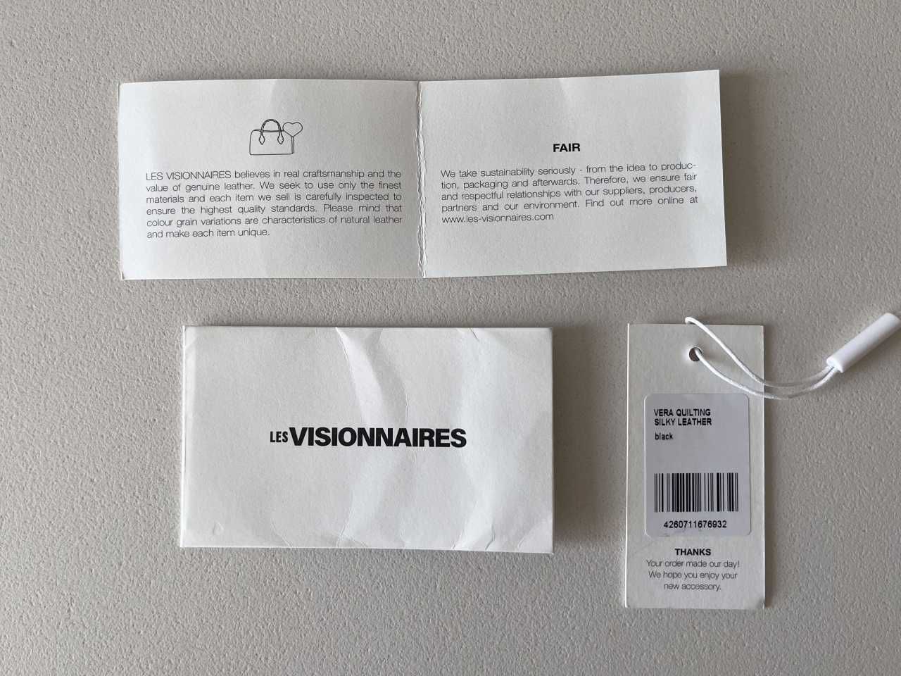 Чанта Les Visionnaires Vera Q естествена кожа – нова