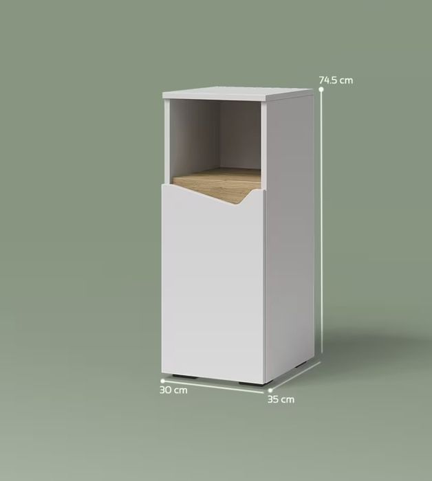 Среден бял шкаф Vicco