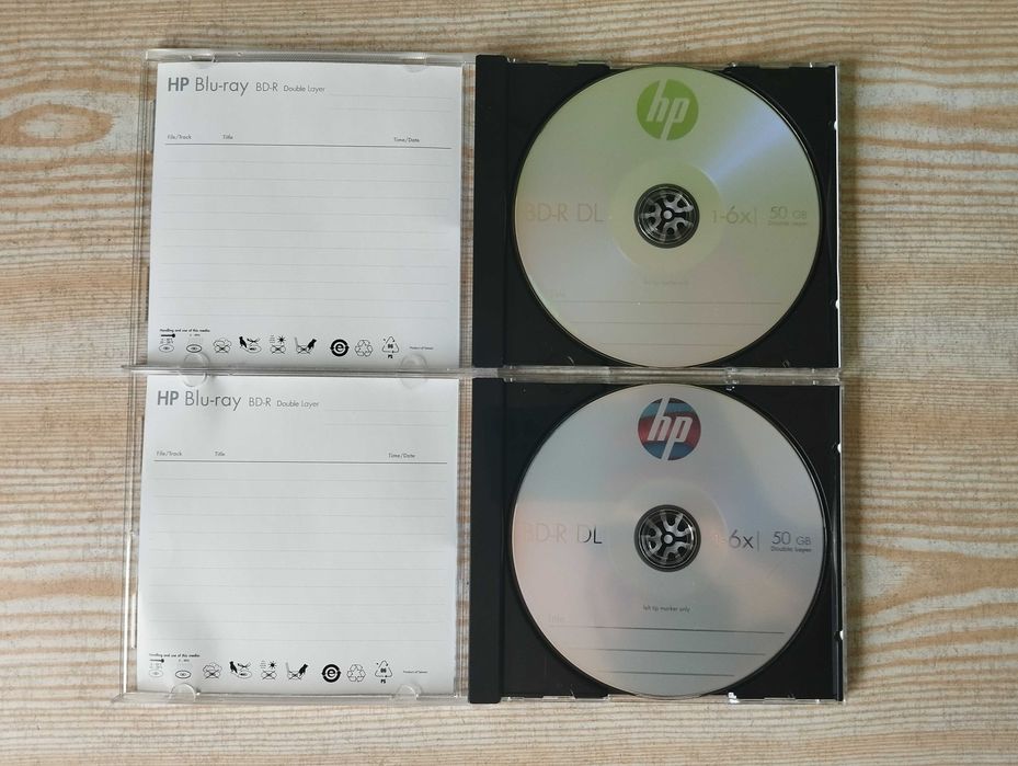 Празни Blu-ray диска HP BD-R DL 50GB