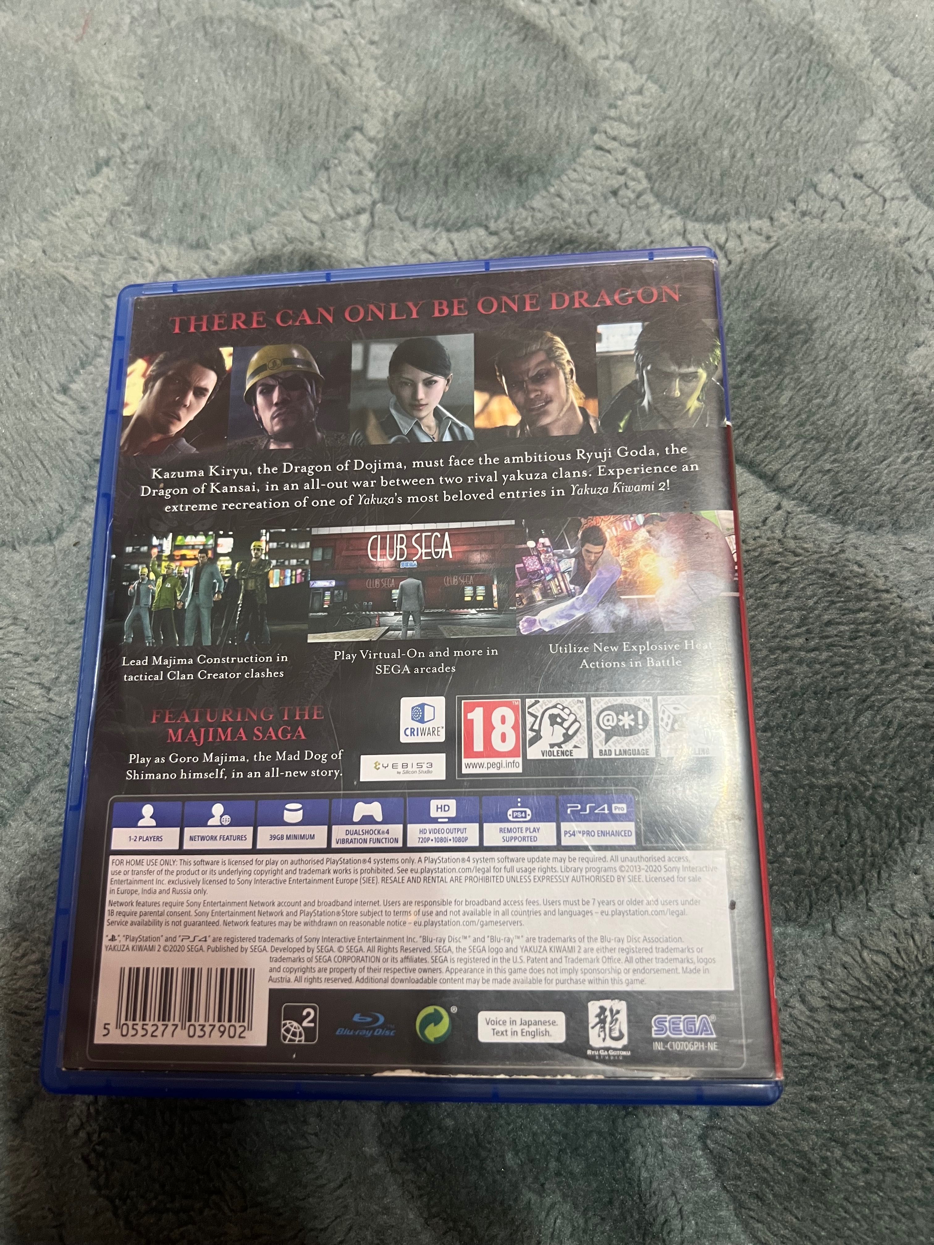 Yakuza Kiwami za PS4