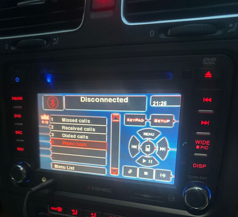 Navigație zenec golf 6