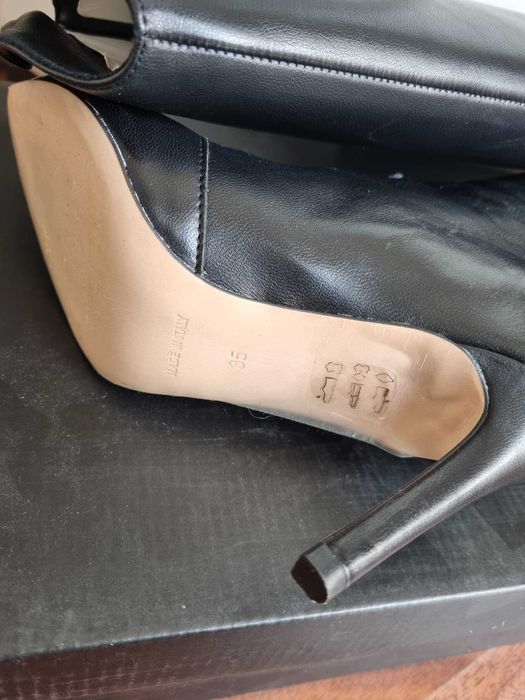 Cizme lungi din piele