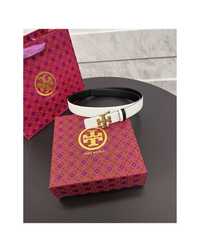 Tory Burch дамски двулицев колан от естествена кожа New Season