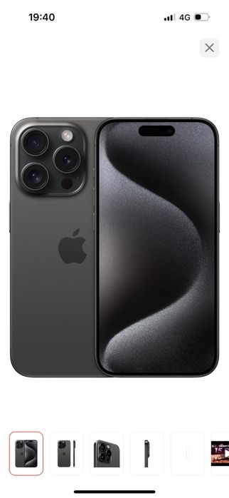Продам Iphone 15pro, в идеальном состоянии, 128гб, емкость 86%,черный