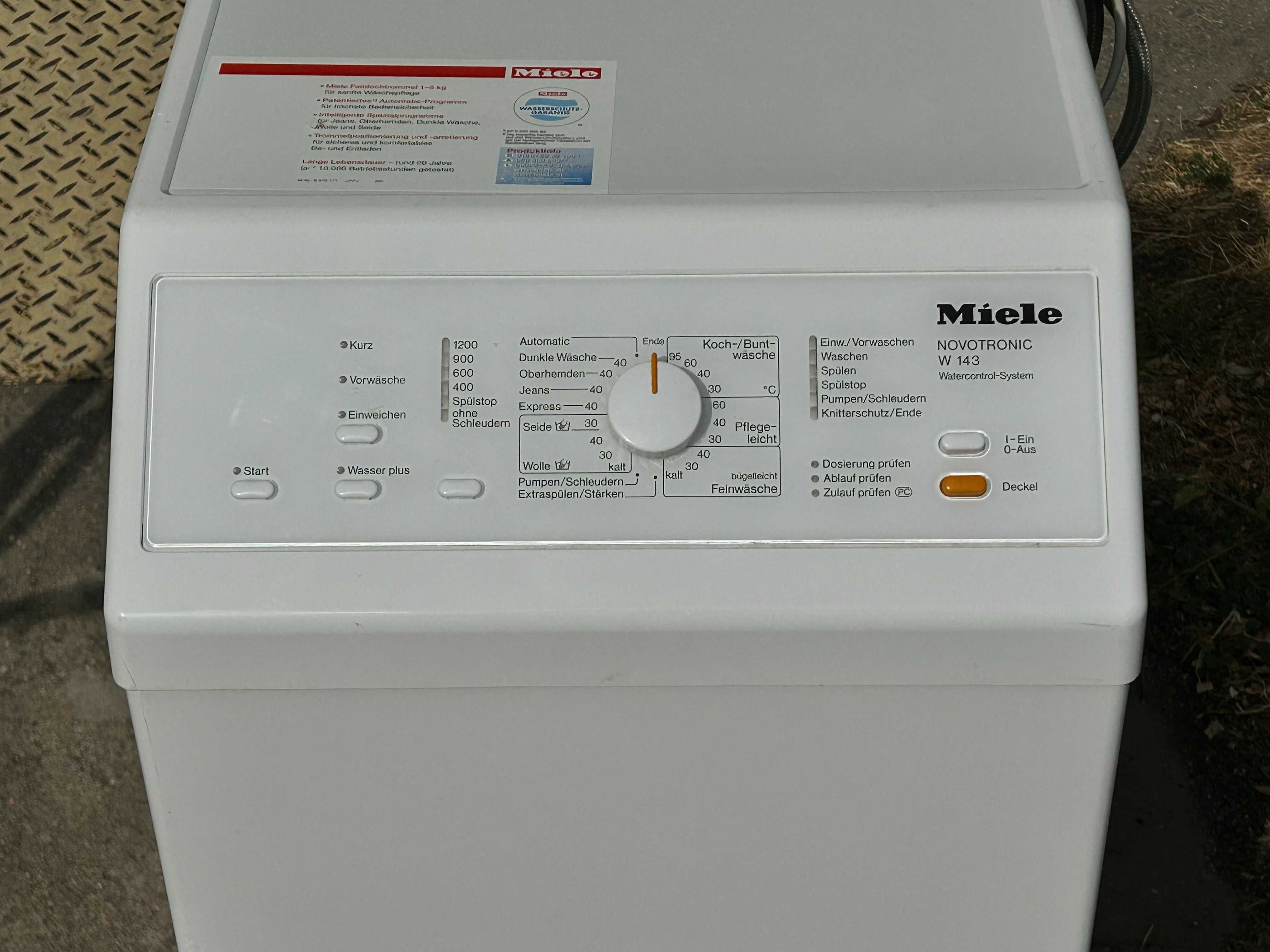 Пералня с горно зареждане Miele | A+++ | 1200 оборота