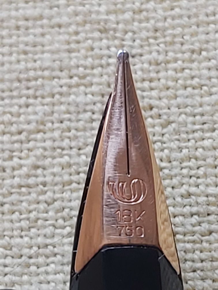 Stilou vintage Waterman penita aur 18 k